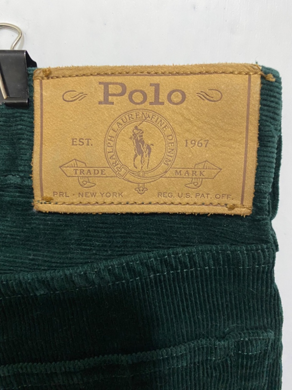Polo Ralph Lauren Size 38x32 Men’s Green Corduroy Pants - Picture 6 of 9